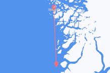 Loty z Innaarsuit, Grenlandia do Upernaviku, Grenlandia
