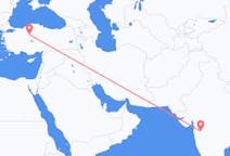 Flyreiser fra Shirdi, India til Ankara, Tyrkia