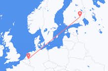 Flug frá Savonlinna, Finnlandi til Eindhoven, Hollandi