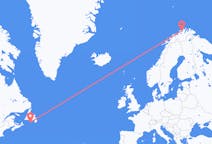 从 圣皮埃尔和密克隆群岛圣皮埃尔目的地 挪威哈默菲斯特的航班