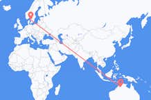 Flyrejser fra Kununurra, Australien til Göteborg, Sverige