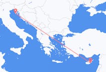 Flyg från Larnaca till Pula