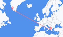 Flyreiser fra Kefallinia, Hellas til Paamiut, Grønland