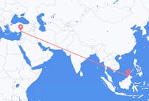 Flyrejser fra Kota Kinabalu, Malaysia til Adana, Tyrkiet