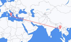 Flyrejser fra Naypyidaw til Reggio di Calabria
