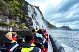 스타방에르 출발: Lysefjord 관광 RIB 보트 투어