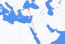 Flyrejser fra Jeddah, Saudi-Arabien til Ankara, Tyrkiet