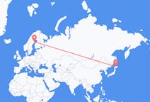 Flights from Asahikawa, Japan to Skellefteå, Sweden