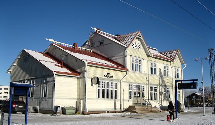 Photo of Kajaani railway station in Kajaani in Finland by Santeri Viinamäki