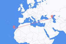 Flüge von Machatschkala, Russland nach Teneriffa, Spanien