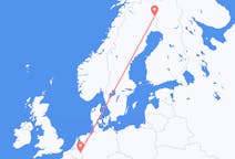 Flights from Maastricht, the Netherlands to Pajala, Sweden