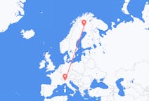 Flights from Pajala, Sweden to Milan, Italy
