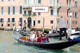 Venedig: Canal Grande mit der Gondel mit Kommentar