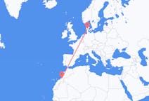 Flights from Guelmim, Morocco to Billund, Denmark