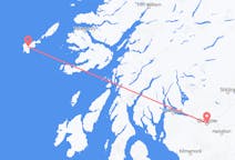 来自苏格兰的出发地 泰里島前往苏格兰的格拉斯哥的航班