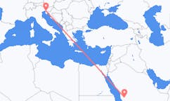 Flights from Ta if, Saudi Arabia to Trieste, Italy