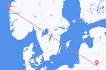 Flyg från Vilnius, Litauen till Florø, Norge