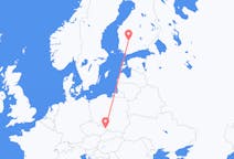 Flights from Tampere to Ostrava