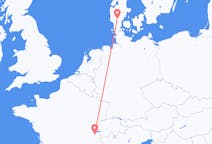 Flights from Billund, Denmark to Geneva, Switzerland
