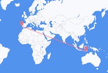 Flyg från Kupang, Indonesien till Lissabon, Portugal