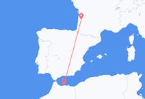出发地 摩洛哥出发地 胡塞马目的地 法国波尔多的航班