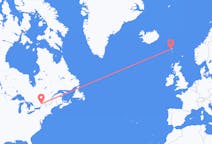 Flights from Ottawa to Sørvágur