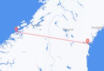 Vluchten van Sundsvall naar Kristiansund
