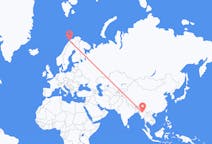 Flyrejser fra Mandalay, Myanmar (Burma) til Tromsø, Norge