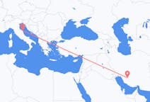 Flyrejser fra Shiraz, Iran til Ancona, Italien