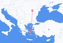 Flights from Mykonos, Greece to Bucharest, Romania
