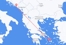 クロアチアのドゥブロヴニクから、ギリシャのパリキアまでのフライト