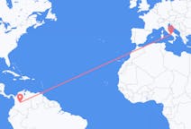 Flights from Bogotá to Naples