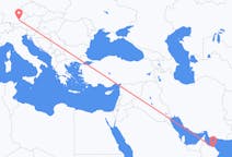 Flyg från Muscat, Oman till München, Tyskland