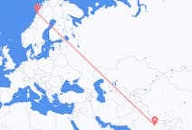 Flights from Varanasi, India to Bodø, Norway