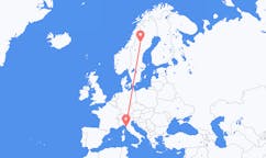 Flights from Vilhelmina, Sweden to Pisa, Italy