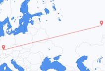 เที่ยวบิน จาก เยคาเตรินเบิร์ก, รัสเซีย ไปยัง คาลส์รูเออ, เยอรมนี