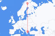 Flyg från Pajala, Sverige till Aten, Grekland