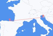 Loty z Pula, Chorwacja do Santandera, Hiszpania