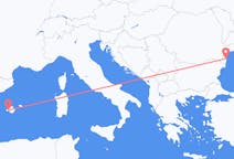 ルーマニア、 コンスタンツァから、ルーマニア、パルマ行き行きのフライト