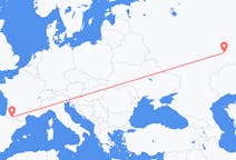 Flights from Samara, Russia to Lourdes, France