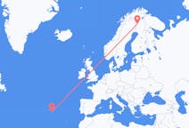 Flights from Ponta Delgada, Portugal to Kittilä, Finland
