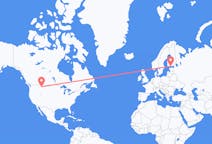 Flyreiser fra Great Falls, USA til Helsingfors, Finland