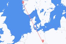 Flug frá Björgvin, Noregi til Dresden, Þýskalandi