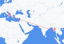 Flights from Yangon, Myanmar (Burma) to Crotone, Italy
