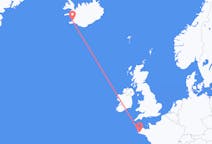Flights from Quimper, France to Reykjavik, Iceland
