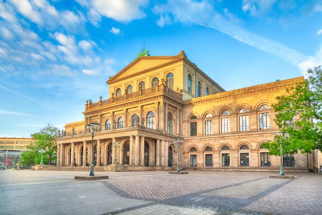 Photo of building of Hannover State Opera, Lower Saxony, Germany.