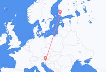 Flyreiser fra Åbo, til Ljubljana