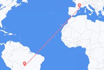 Flights from Cuiabá, Brazil to Perpignan, France