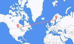 Flights from Winnipeg, Canada to Kokkola, Finland