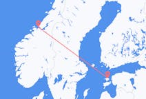 Vols depuis la ville de Ørland vers la ville de Kardla